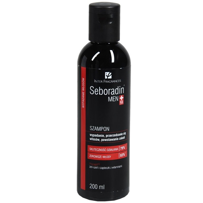 Szampon do włosów przerzedzających się i przeciw powstawaniu zakoli Seboradin Men 200 ml