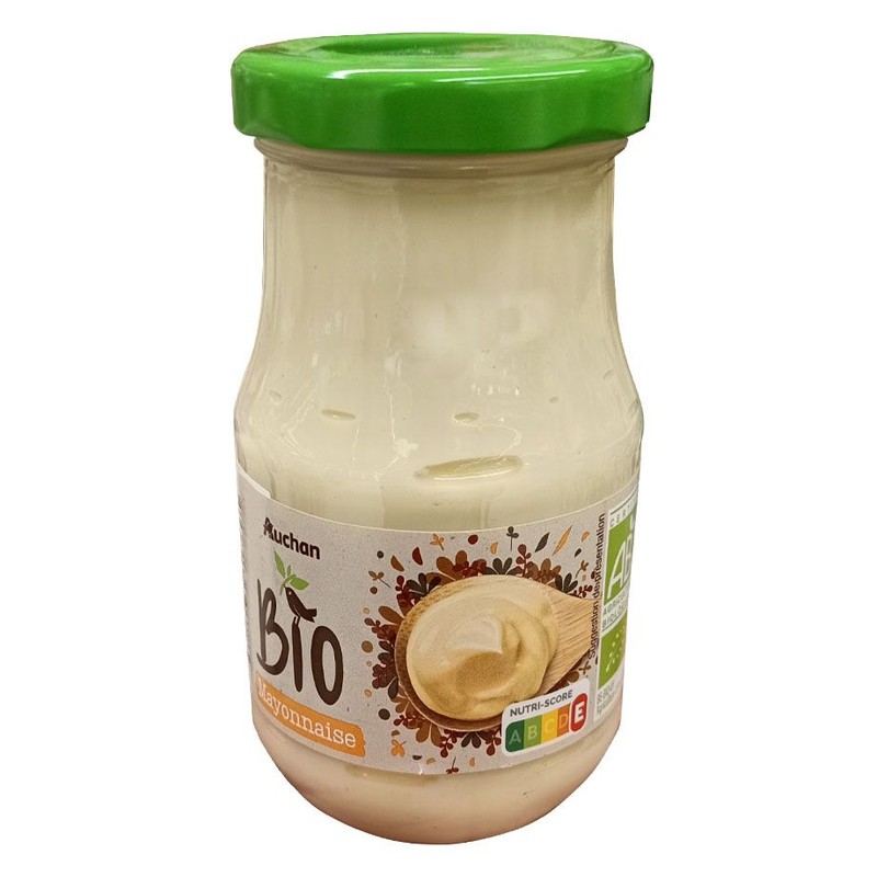 BIO Majonez z musztardą Dijon Auchan 250 ml