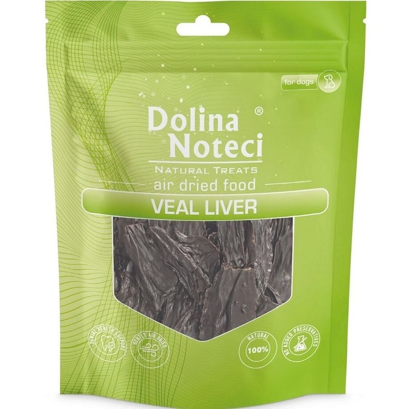 Przysmak dla psów Natural Treats wątroba cielęca  Dolina Noteci 150 g