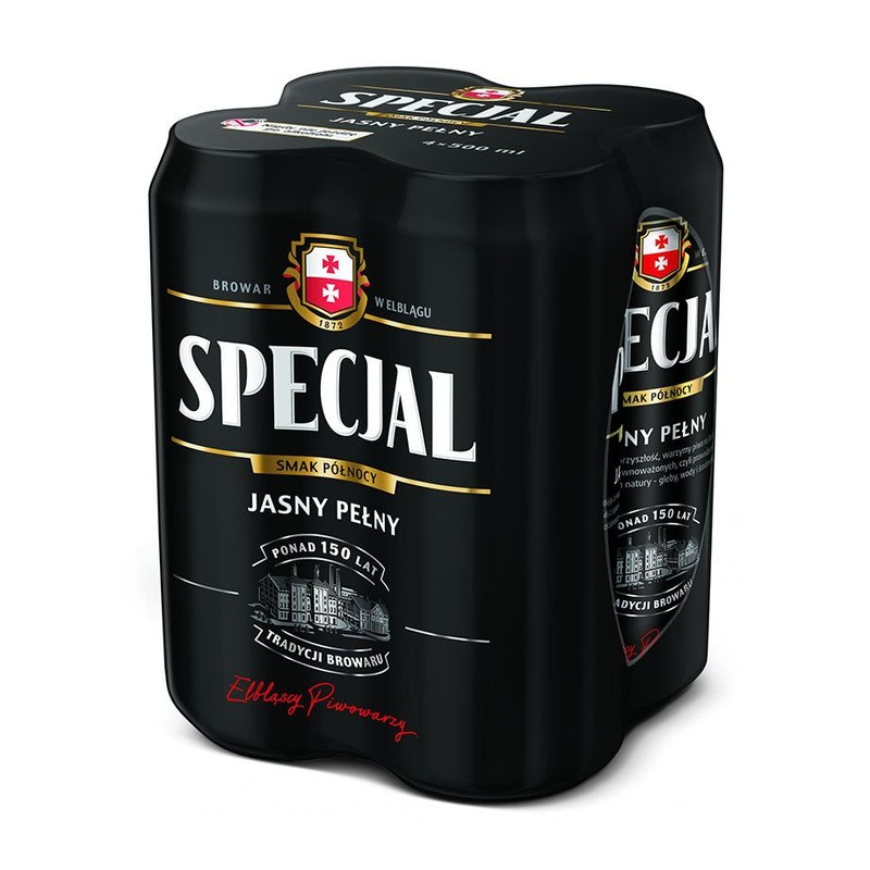 Piwo jasne alk. 5,6 % obj. Special 4 x 500 ml