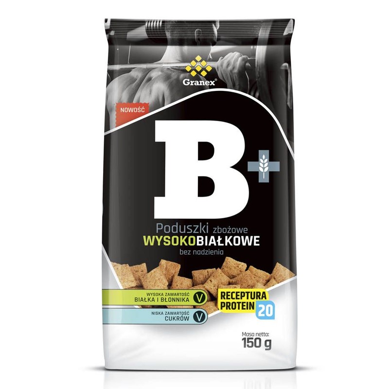 Poduszki zbożowe wysokobiałkowe Granex 150 g
