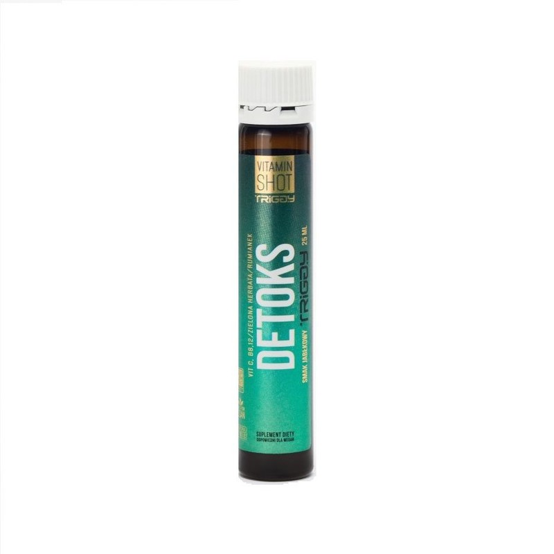 Shot Detoks smak jabłkowy Triggy 25 ml