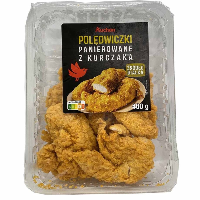 Polędwiczki panierowane z kurczaka Auchan 400 g