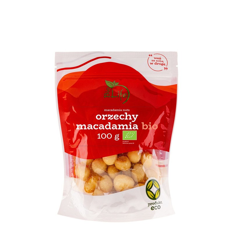 BIO Orzechy makadamia  BioLife 100 g