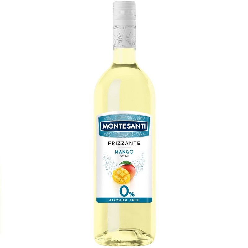 Wino bezalkoholowe białe Mango alk. do 0,5% obj. Monte Santi 750 ml