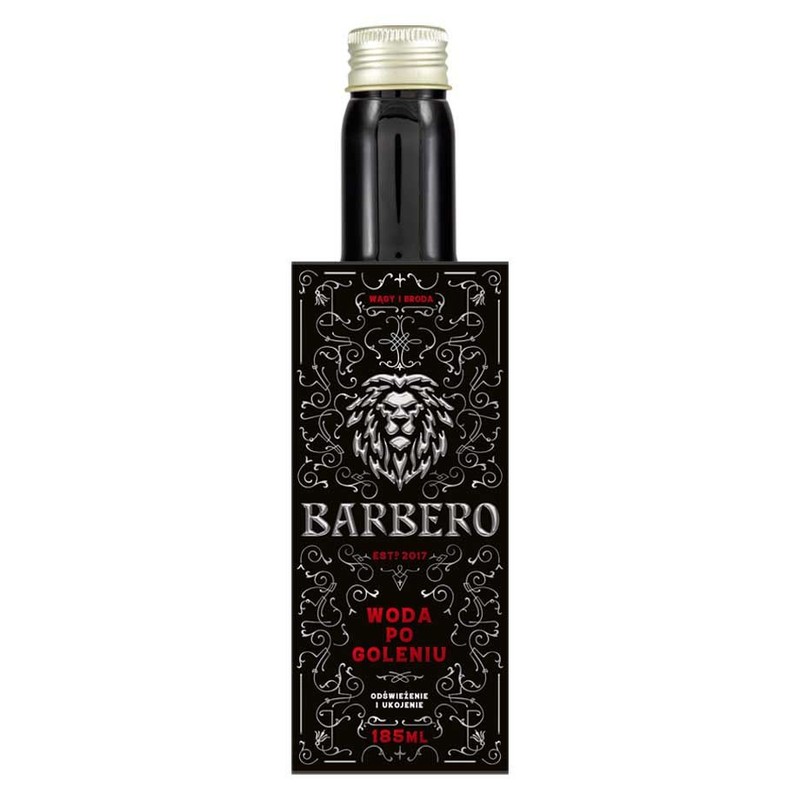 Woda po goleniu Orzeźwienie i ukojenie Barbero 185 ml