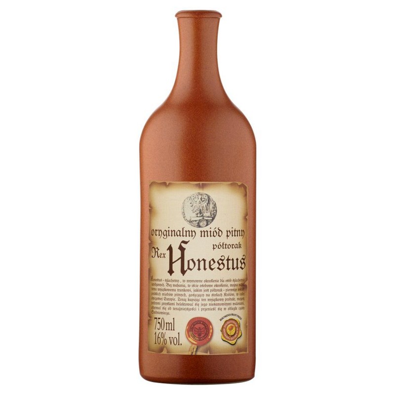 Miód pitny półtorak alk.16% obj. Honestus 750 ml