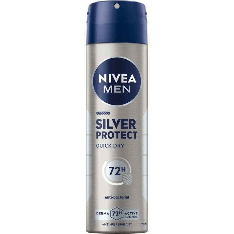Antyperspirant w sprayu Silver Protect NIVEA MEN 150 ml
