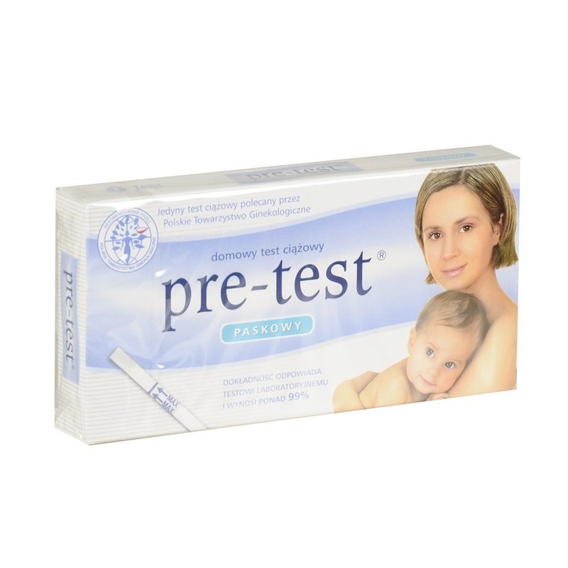 Domowy test ciążowy paskowy Pre-test sztuka