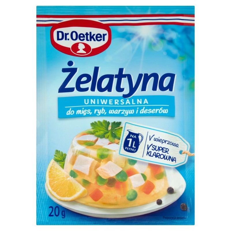 Żelatyna spożywcza Dr.Oetker 20 g