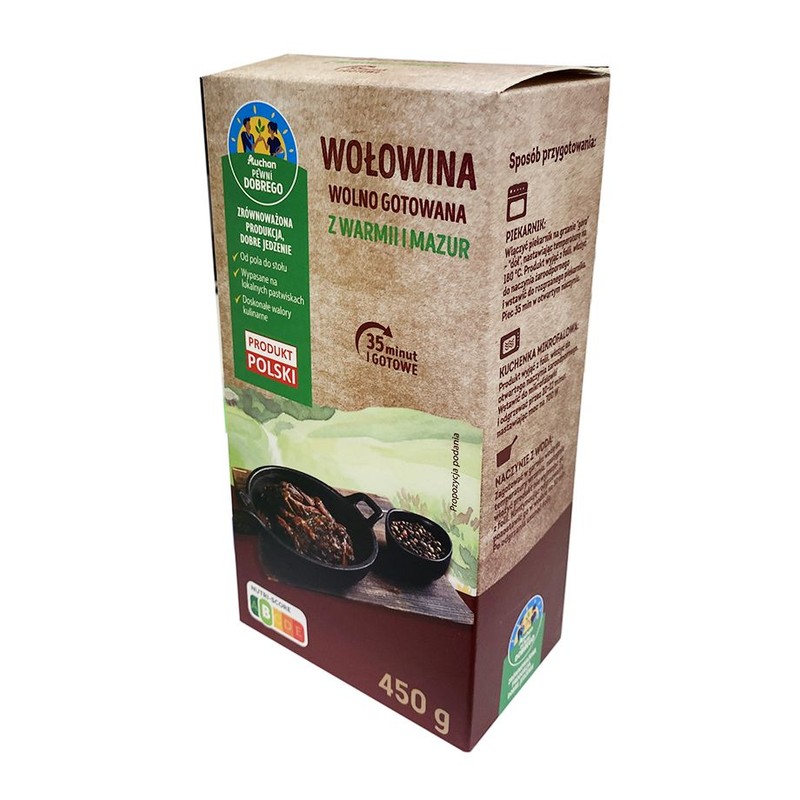 Wołowina wolno gotowana Pewni Dobrego 450 g