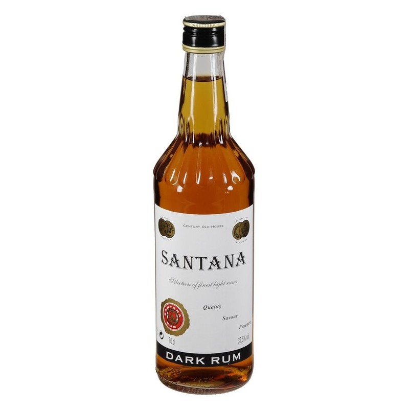 Dark rum alk. 37.5% obj. Santana 700 ml