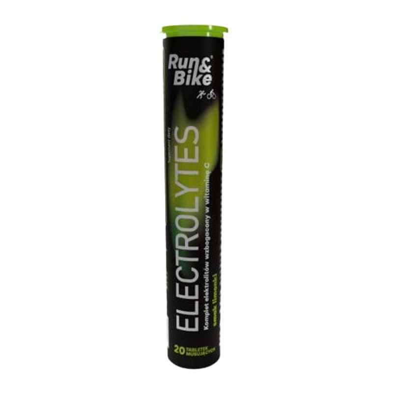 Run&Bike Electrolytes - limonka (tuba/20 tabl.) ACTIVLAB 20 tabletek