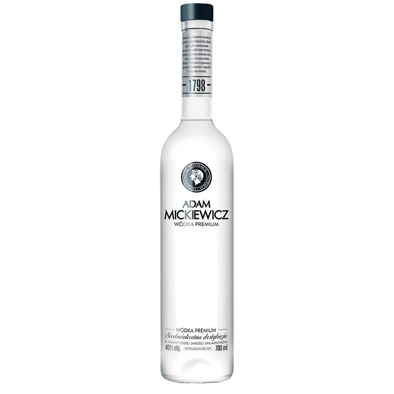 Wódka czysta alk.40% obj. Adam Mickiewicz 700 ml
