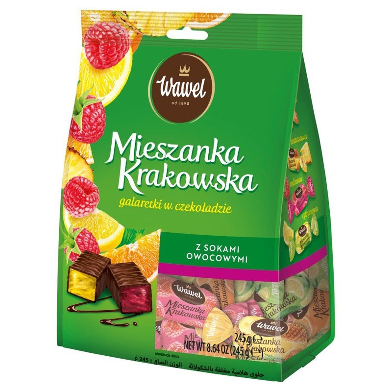 Galaretki w czekoladzie Mieszanka Krakowska   Wawel 245 g