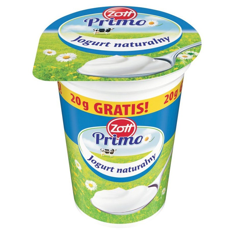 Primo jogurt naturalny Zott 180 g