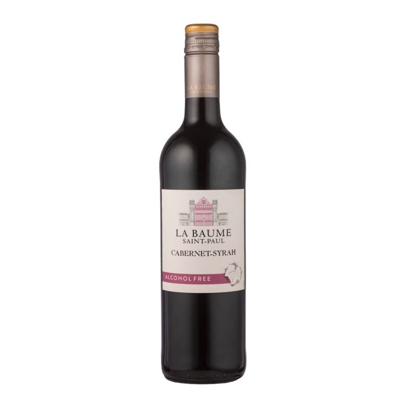 Wino bezalkoholowe czerwone wytrawne Saint Paul Red alk. do 0,5% obj. Domaine de La Baume 750 ml