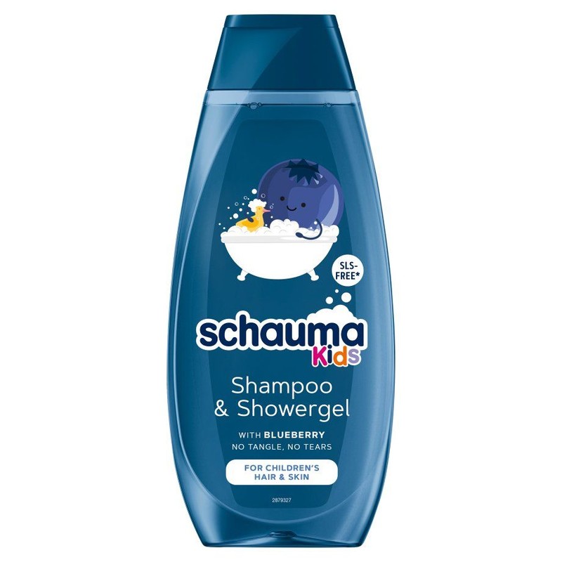 Kids Szampon i żel pod prysznic z jagodami dla chłopców Schauma 400 ml