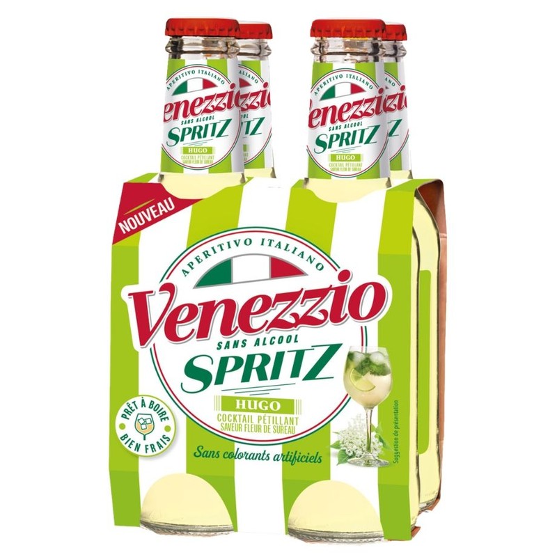 Koktajl Spritz Hugo alk. 0,0% obj. Venezzio 4 x 200 ml