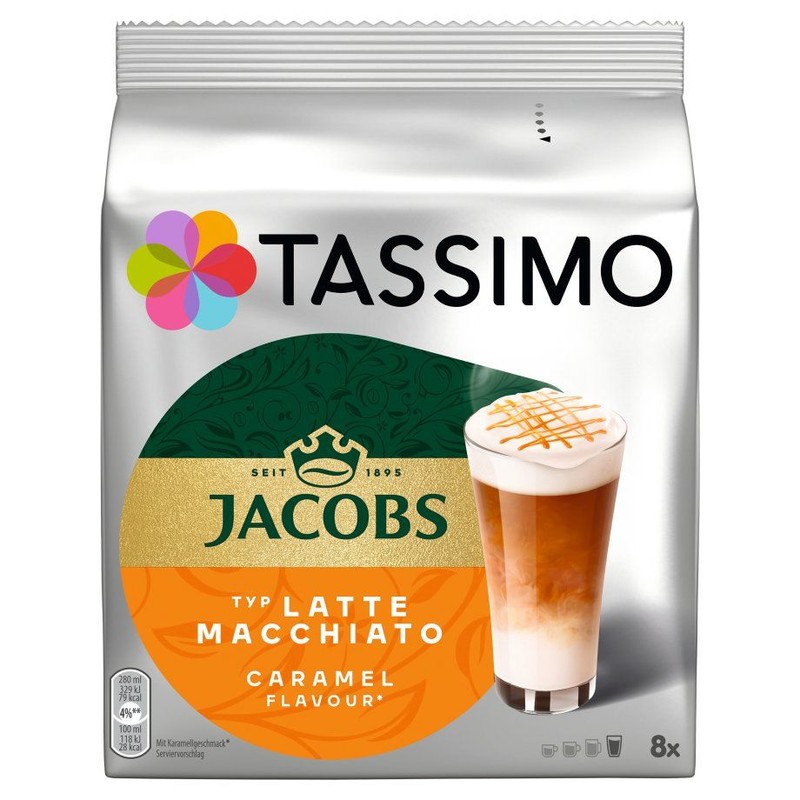 Kawa Jacobs Latte Macchiato Caramel Tassimo 16 kapsułek