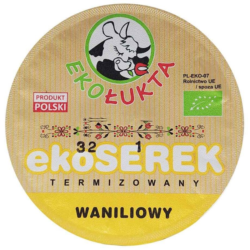 BIO Serek waniliowy EKOŁukta 150 g