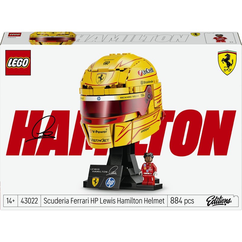 Editions Kask Lewis Hamilton Scuderia Ferrari HP 43022 LEGO 1 sztuka