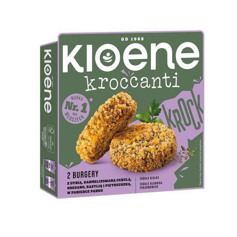 Burgery z dynią i karmelizowaną cebulą Kioene 180 g