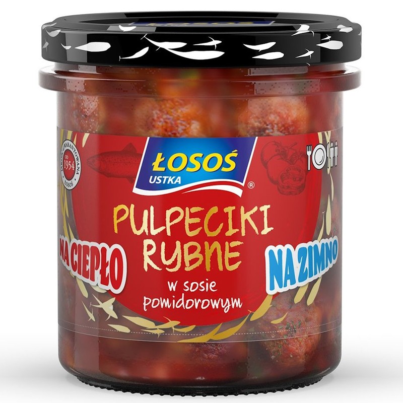 Pulpeciki rybne w sosie pomidorowym  Łosoś Ustka 300 g