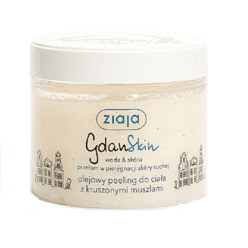 Olejowy peeling do ciała z kruszonymi muszlami GdanSkin  Ziaja 300 ml