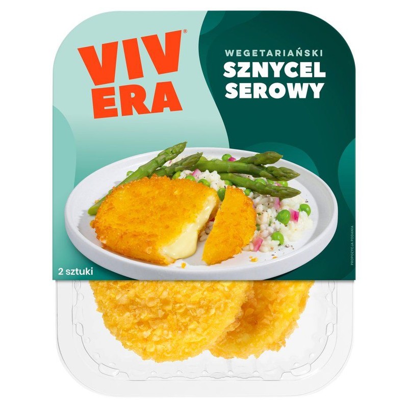 Wegetariański sznycel serowy w panierce Vivera 150 g