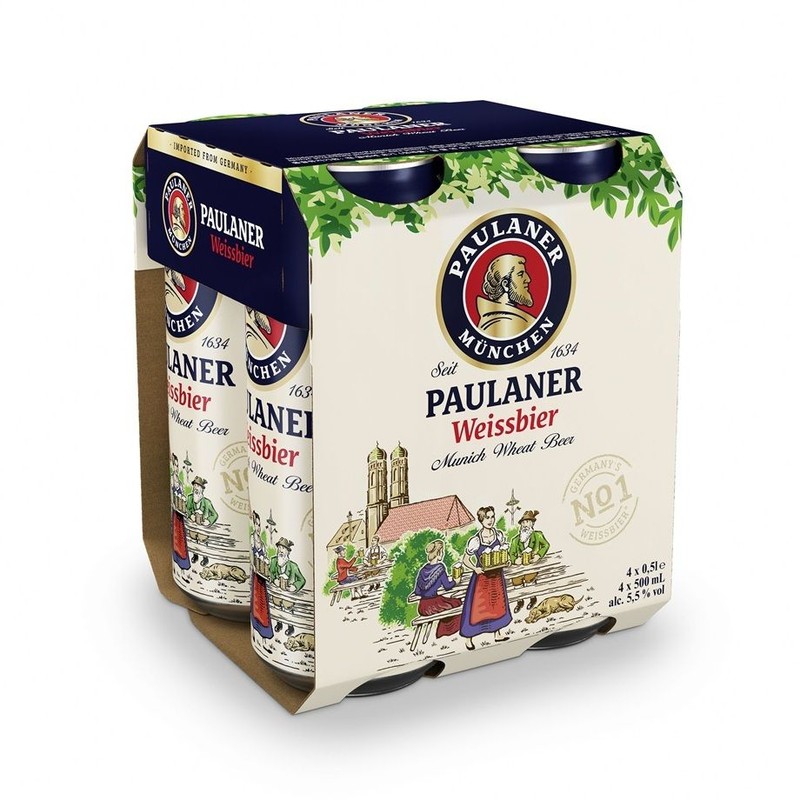 Piwo Weissbier   Paulaner 4 x 500 ml