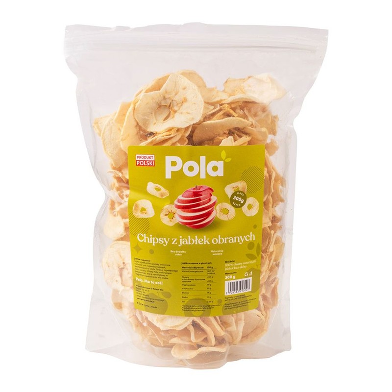 Chipsy z jabłek obranych Pola 300 g