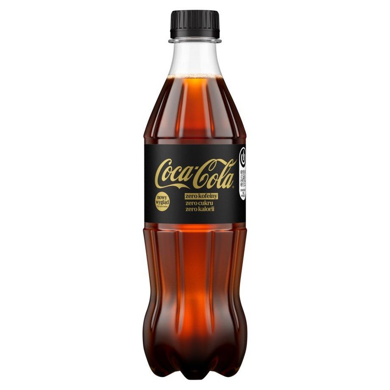 Napój gazowany Zero o smaku cola  Coca-Cola 500 ml