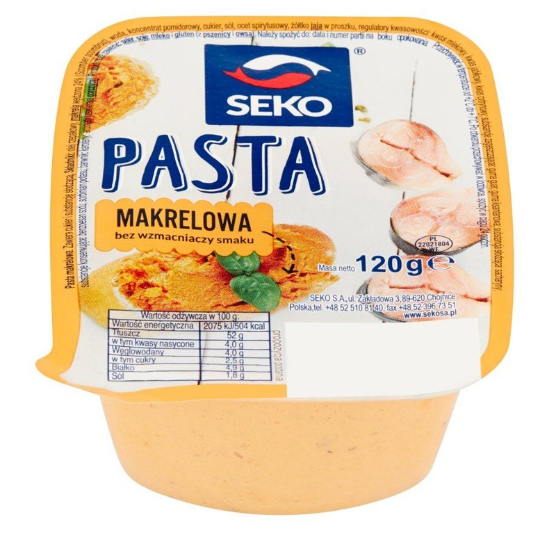 Pasta makrelowa Seko 120 g