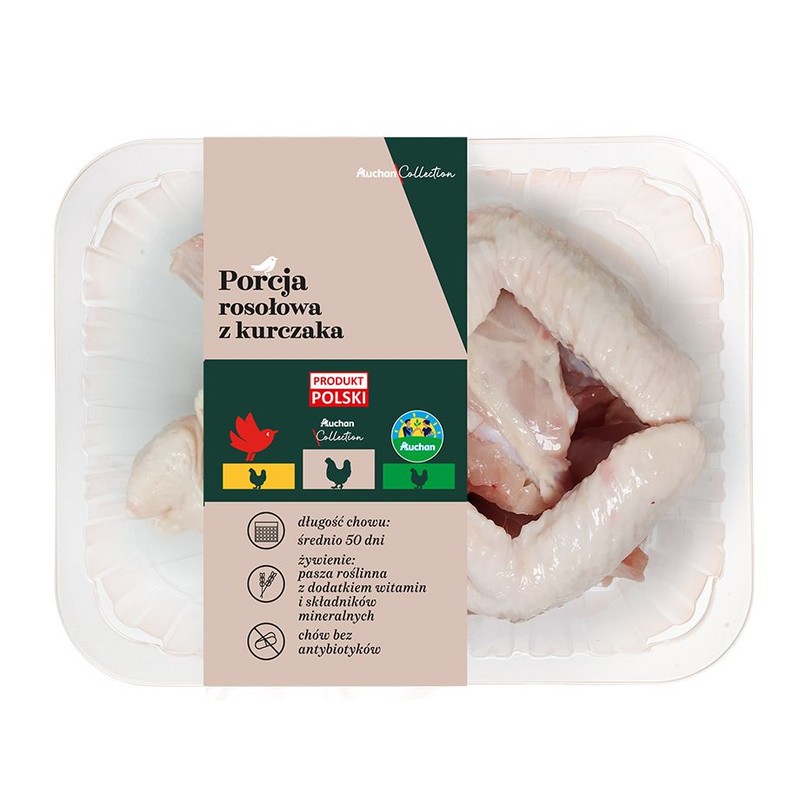 Porcja rosołowa z kurczaka  Auchan Collection  na wagę ok 700 g
