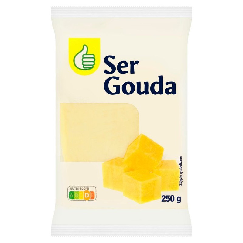 Ser gouda podpuszczkowy dojrzewający Auchan 250 g