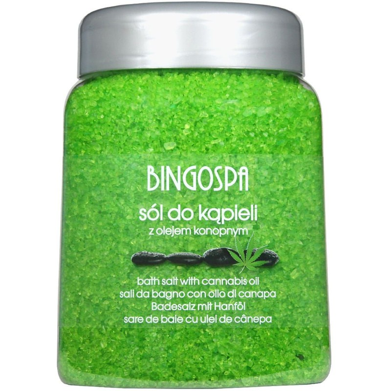 Sól do kąpieli z olejem konopnym BINGOSPA 850 g