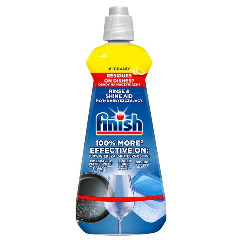 Płyn nabłyszczający do zmywarki cytrynowy FINISH 400 ml