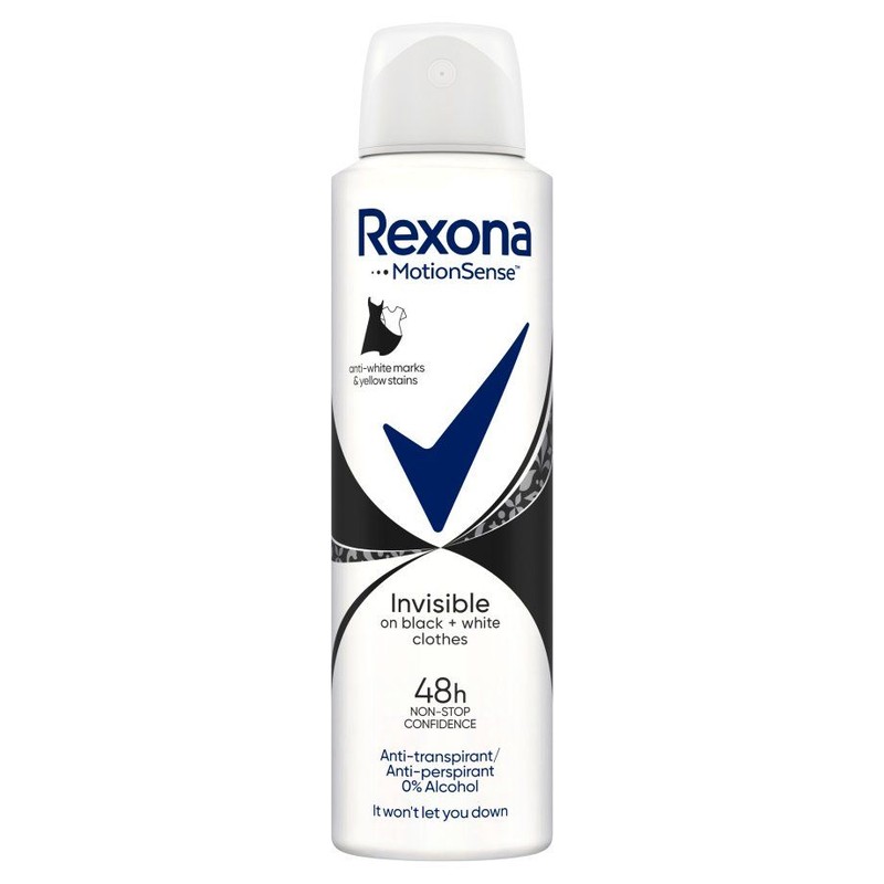 Antyperspirant w sprayu Invisible Rexona 150 ml