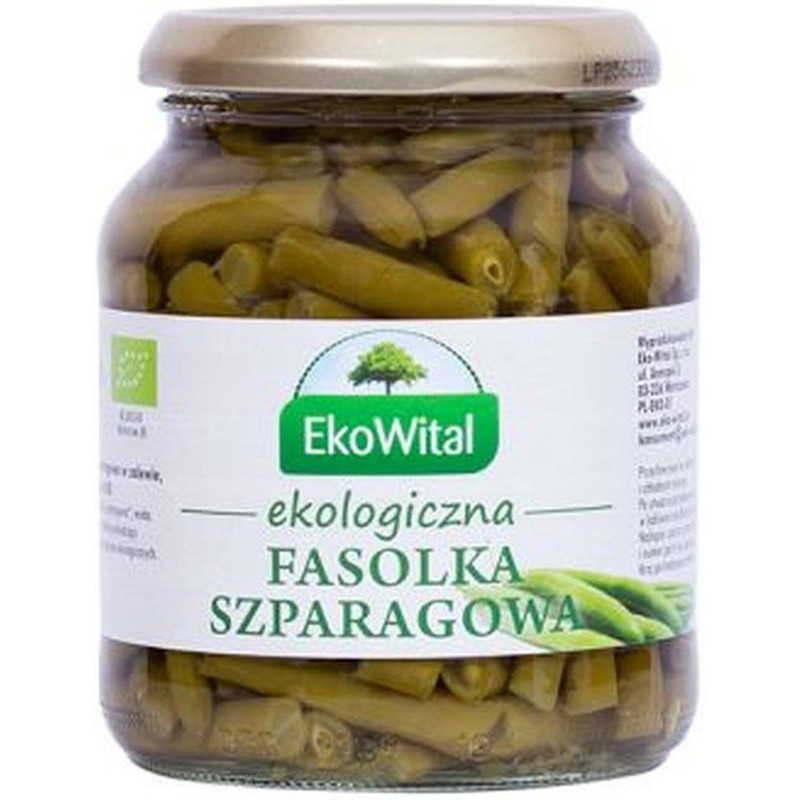 BIO Fasolka szparagowa konserwowa  EkoWital 370 ml
