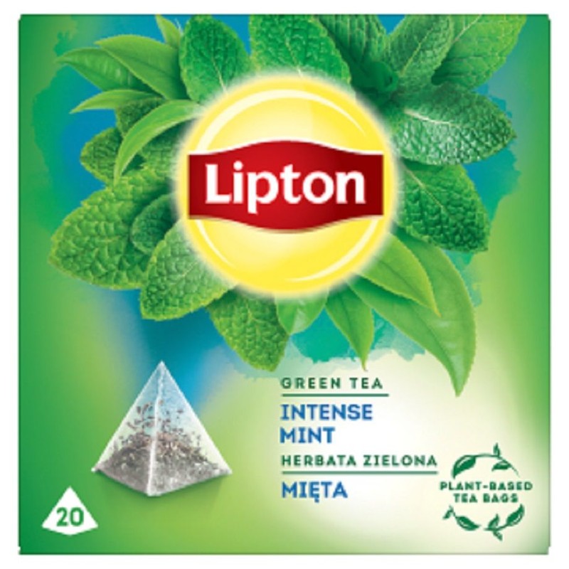 Herbata zielona aromatyzowana o smaku mięty Lipton 20 torebek