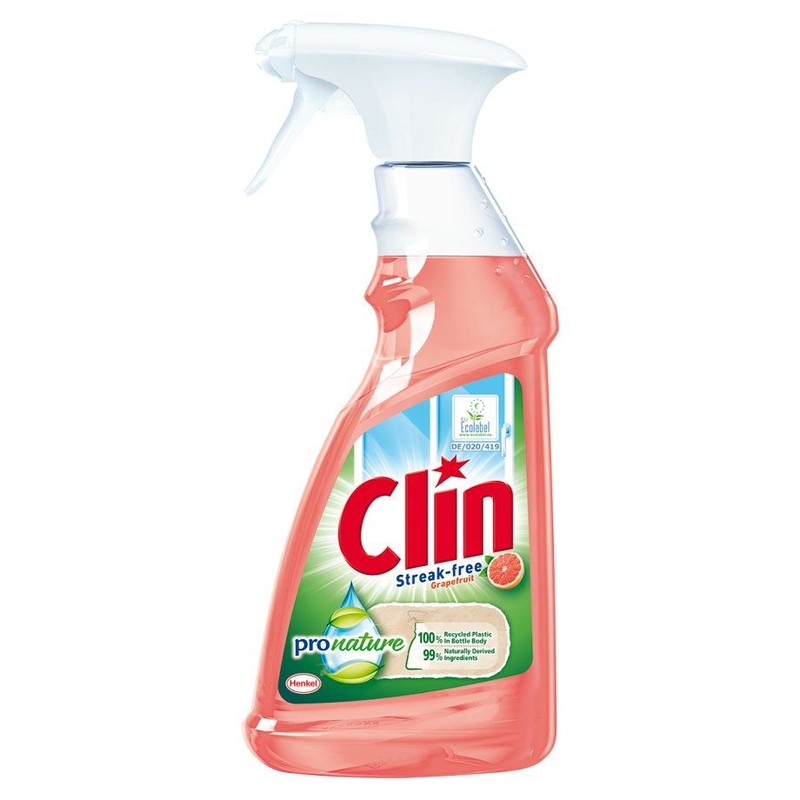 Płyn do mycia szyb  pro nature grapefruit Clin 500 ml