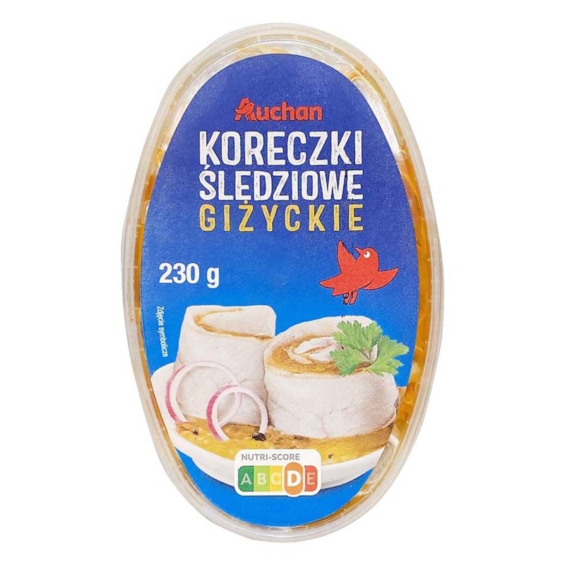 Koreczki śledziowe giżyckie Auchan 230 g