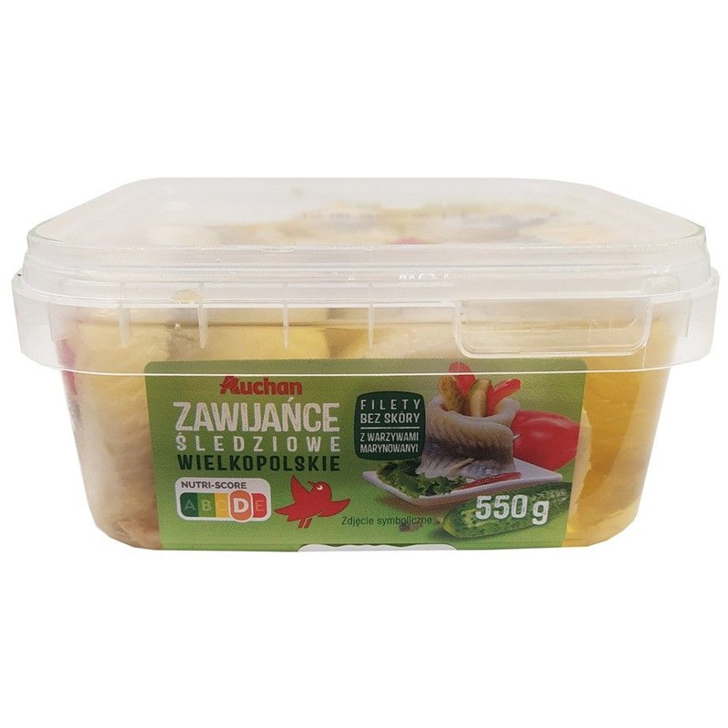 Zawijańce śledziowe wielkopolskie Auchan 550 g