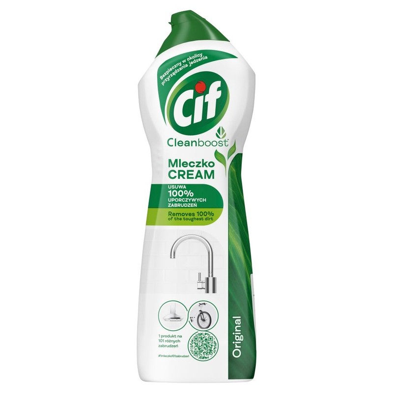 Mleczko z mikrokryształkami original Cif 780 ml