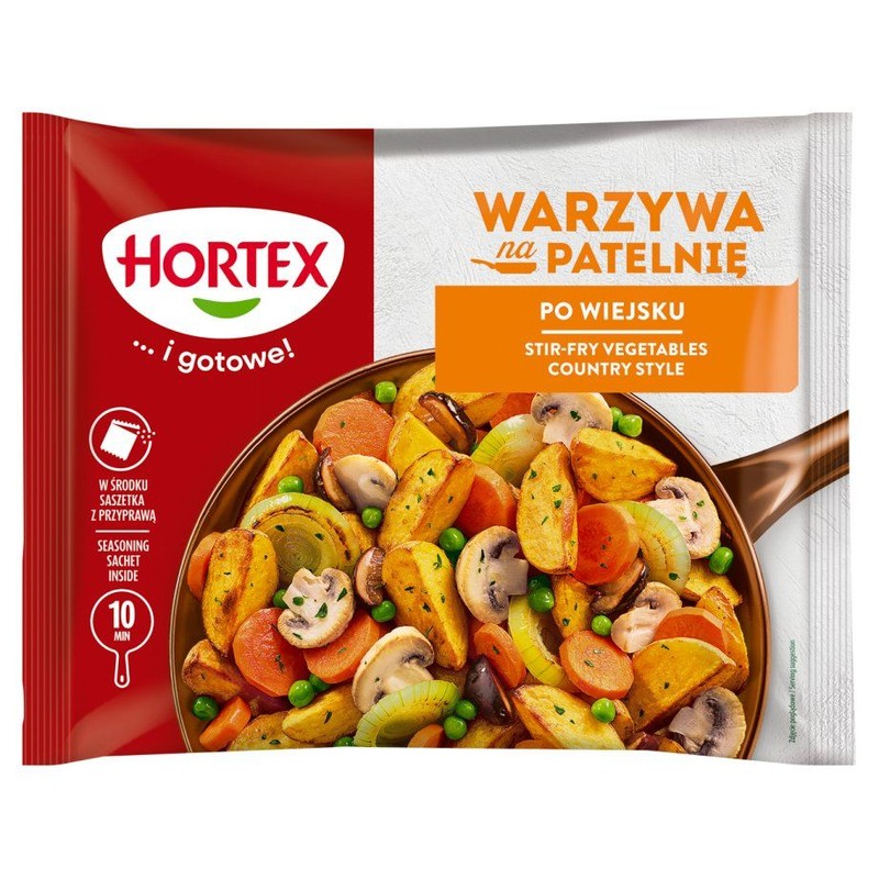 Warzywa na patelnię po wiejsku z grzybami  Hortex 450 g