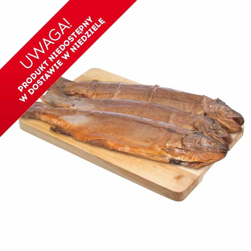 Ryba Pstrąg z głową wędzony na gorąco Mój targ ryb na wagę ok. 400 g