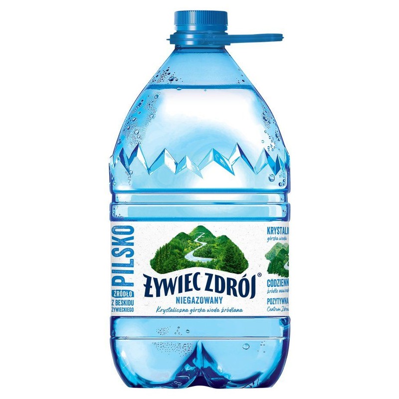 Woda źródlana niegazowana baniak Żywiec Zdrój 5 l