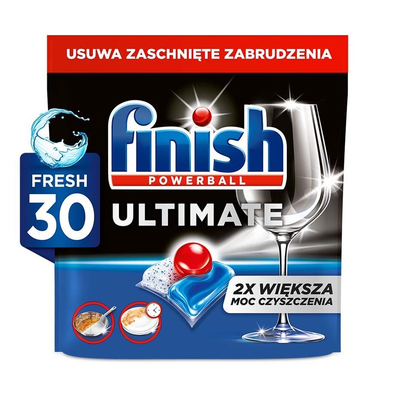 Kapsułki do zmywarki Ulimate fresh Finish 30 kapusłek