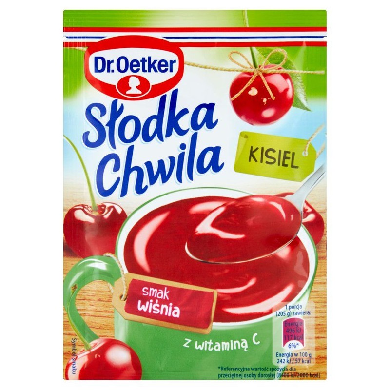 Słodka chwila kisiel o smaku wiśniowym Dr.Oetker 30 g